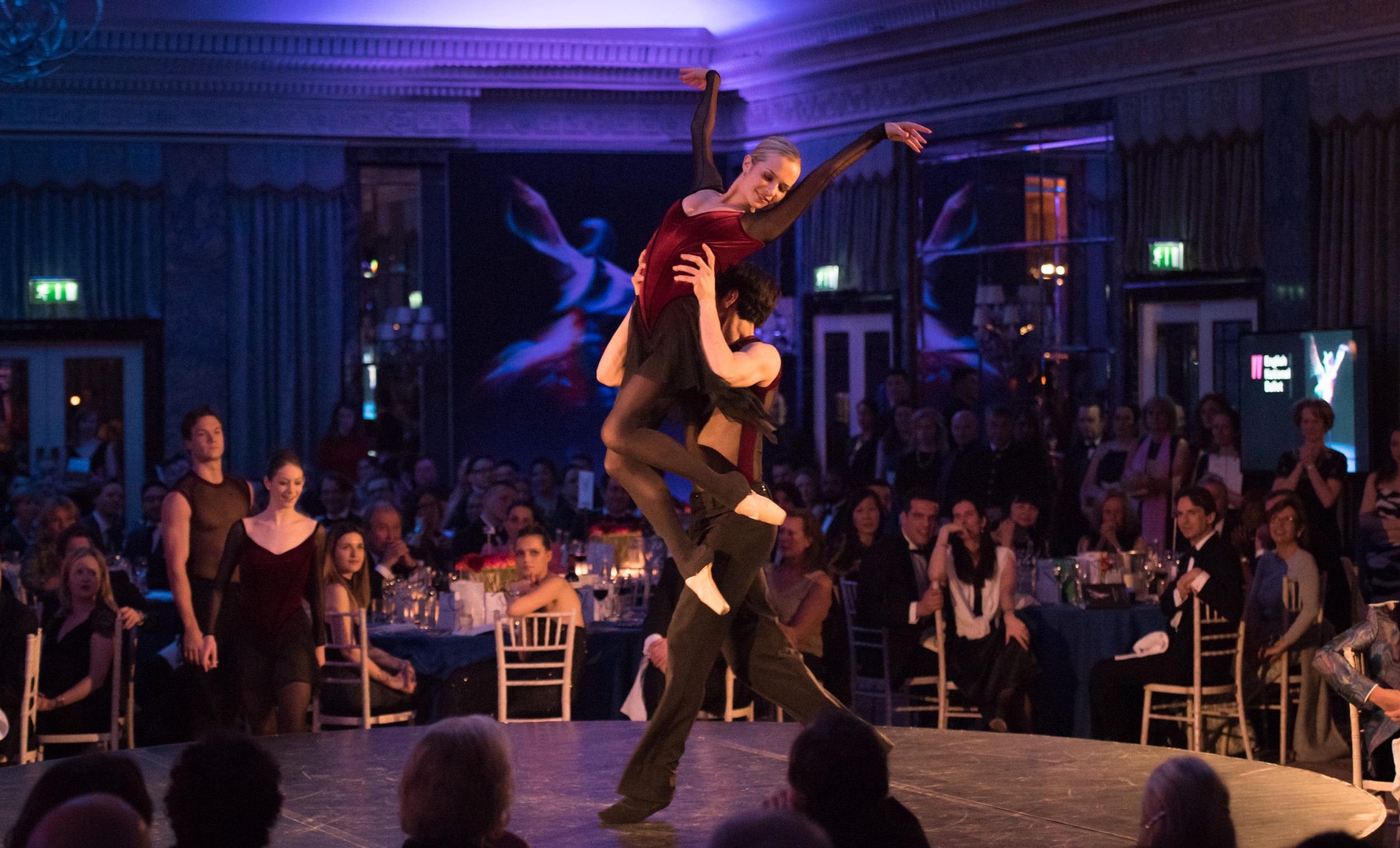 Katja Khaniukova and Cesar Corrales performing at last year’s Spring Into Motion Gala. © Photography by ASH