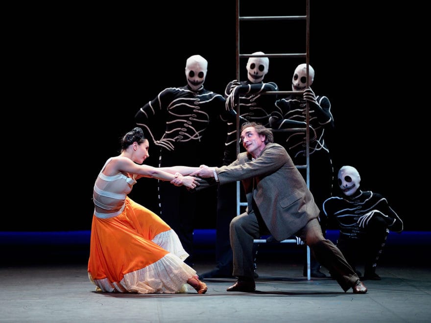 Tamara Rojo and Irek Mukhamedov as Frida Kahlo and Diego Rivera in Broken Wings © Laurent Liotardo