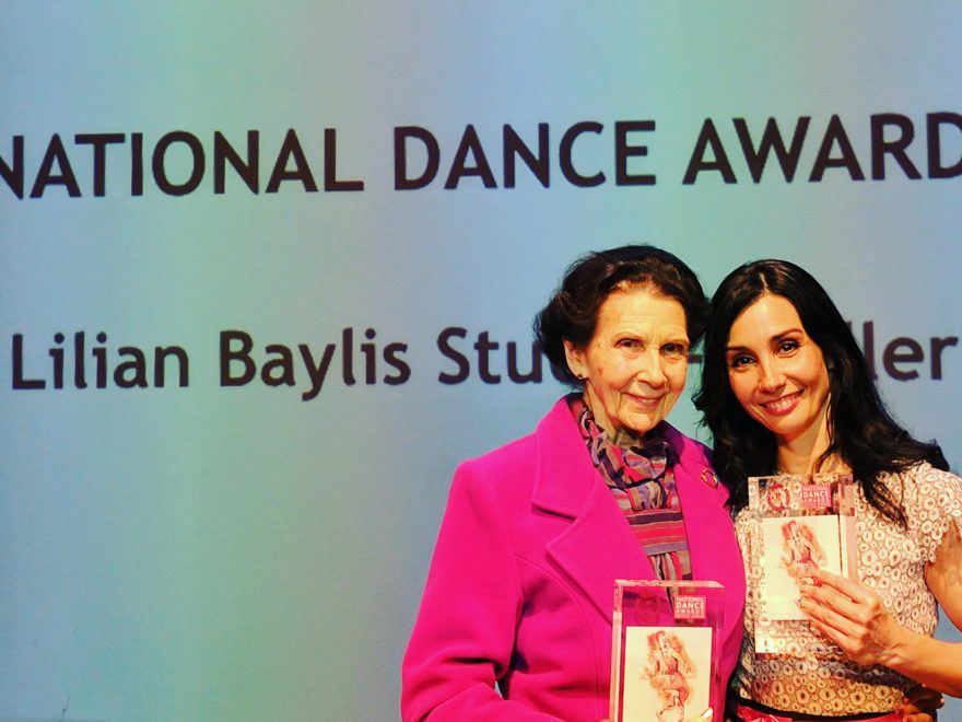 Artistic Director Tamara Rojo and President Dame Beryl Grey at the National Dance Awards 2016
