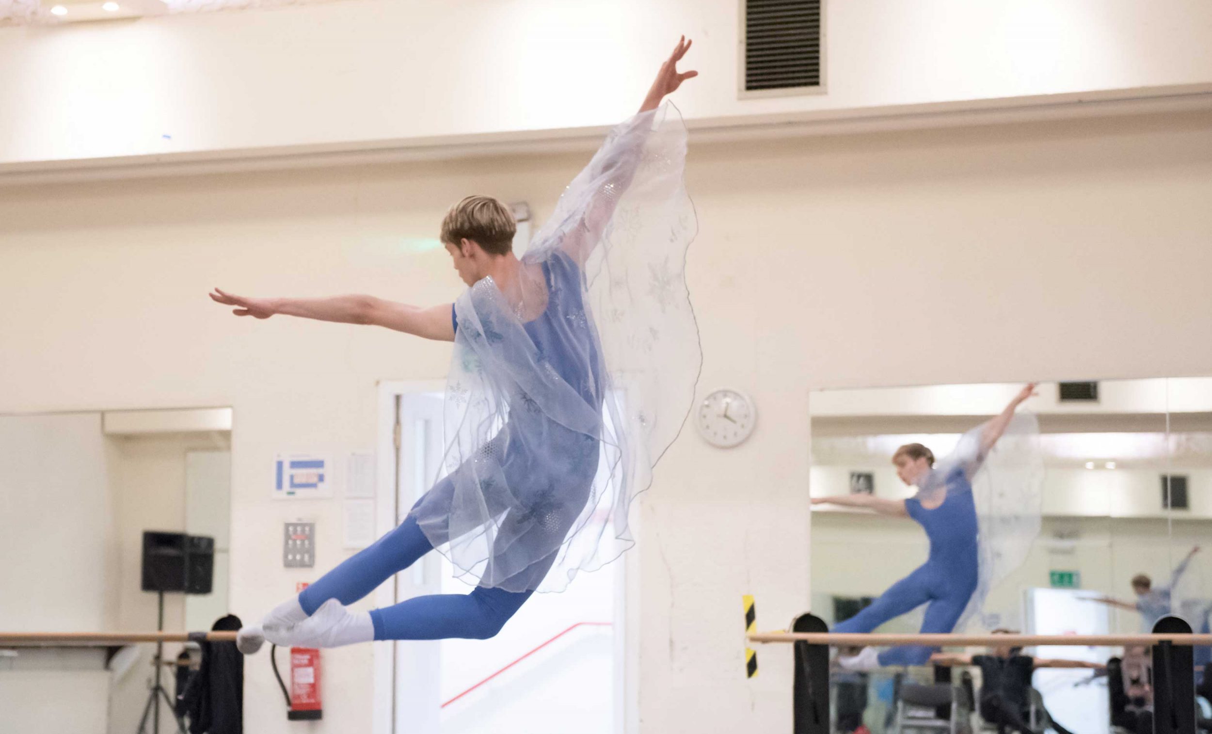 James Hobley in rehearsals for My First Ballet: Cinderella © Photography by ASH