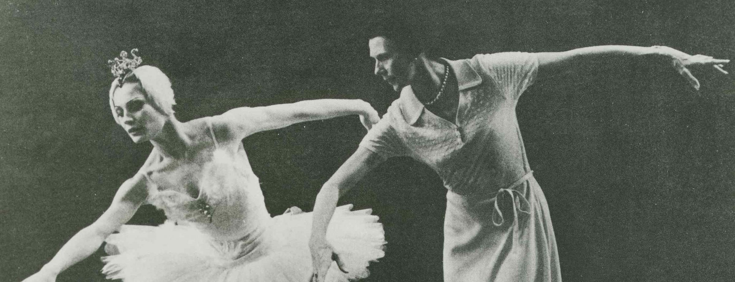 Beryl Grey Rehearsing Swan Lake w Liliana Belfiore ©unknown