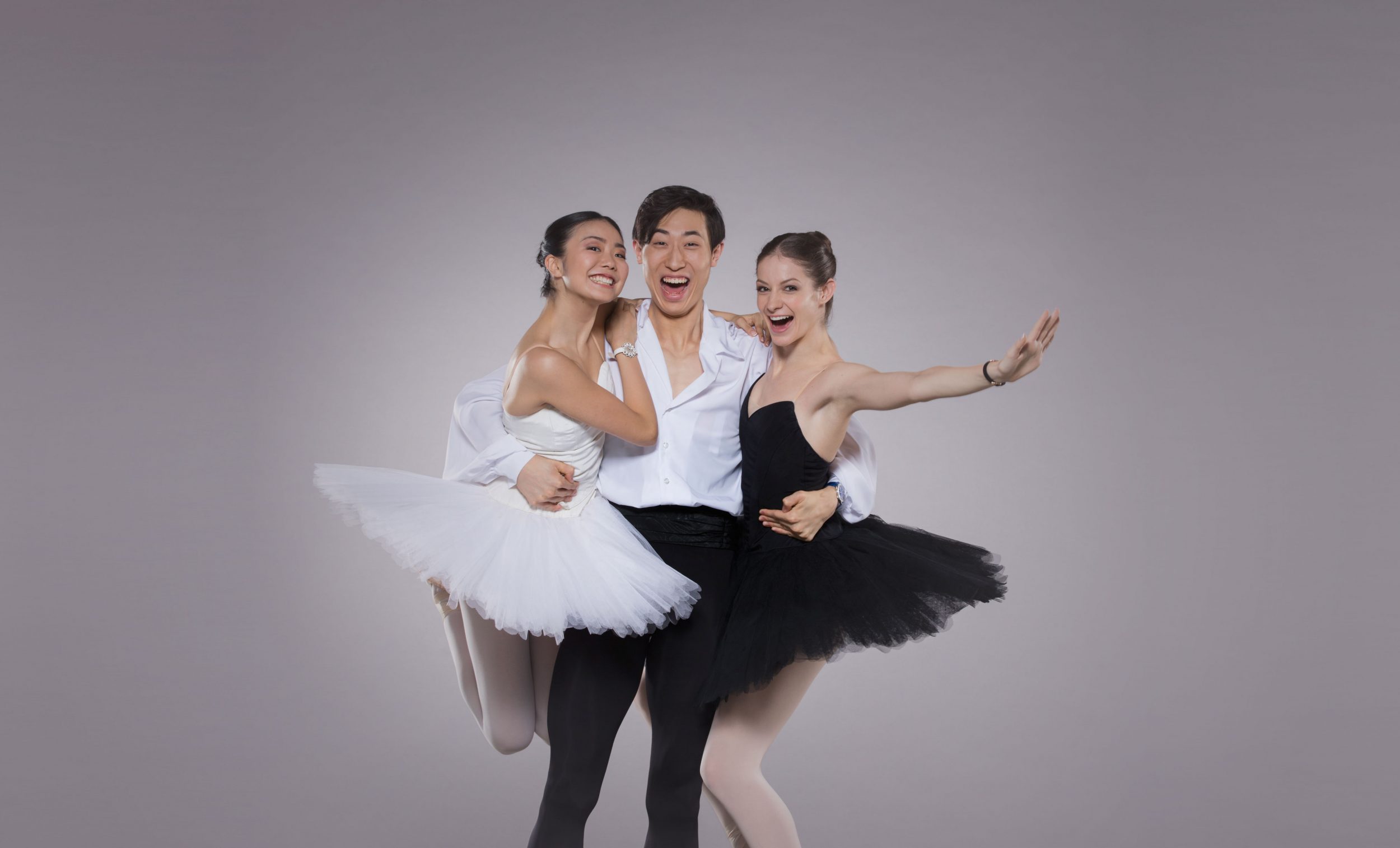 Image: Principal Shiori Kase, First Artist Jinhao Zhang and Principal Laurretta Summerscales © Johan Persson