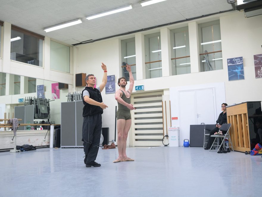 Julio Bocca and Aaron Robison rehearsing The Sleeping Beauty © Laurent Liotardo