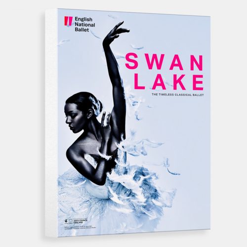 Swan Lake canvas print. Dancer: Precious Adams. Photo © Jason Bell. Art Direction and Design: Charlotte Wilkinson Studio.
