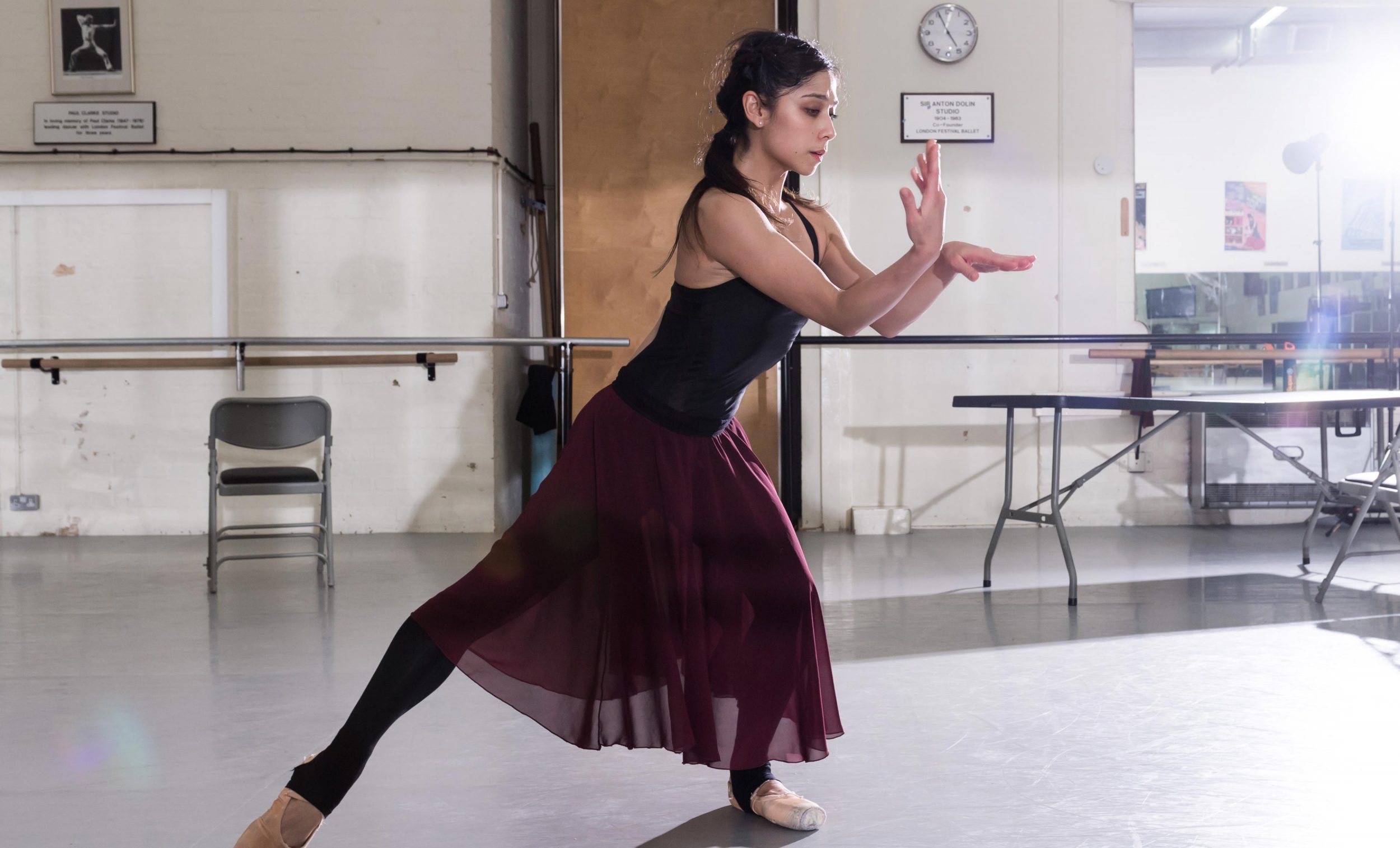 Crystal Costa in rehearsals for Nora © Ian Gavan