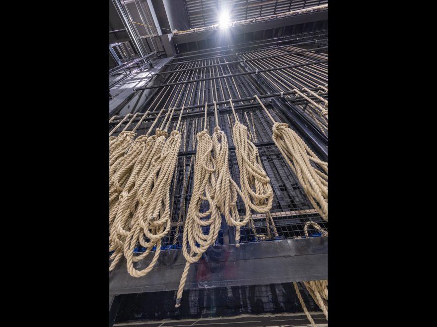 Fly system in the production studio at English National Ballet's new home © Michael Molloy