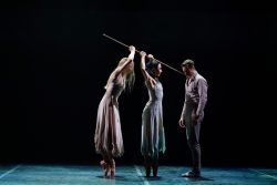 PRESS Stina Quagebeur, Tamara Rojo and James Streeter in Akram Khan's Giselle (c) Laurent Liotardo