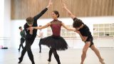 Joseph-Caley,-Erina-Takahshi-and-Isaac-Hernandez-rehearse-Etudes-English-National-Ballet's-70th-Anniversary-Gala-(c)-Laurent-Liotardo