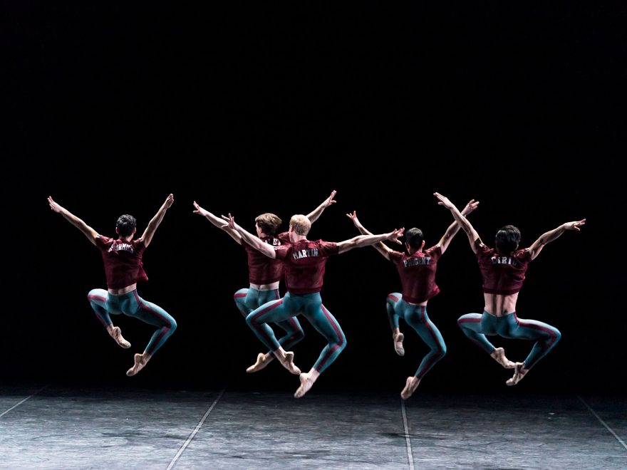 English National Ballet in William Forsythe's Playlist (Track 2) during the 70th Anniversary Gala © Bill Cooper.