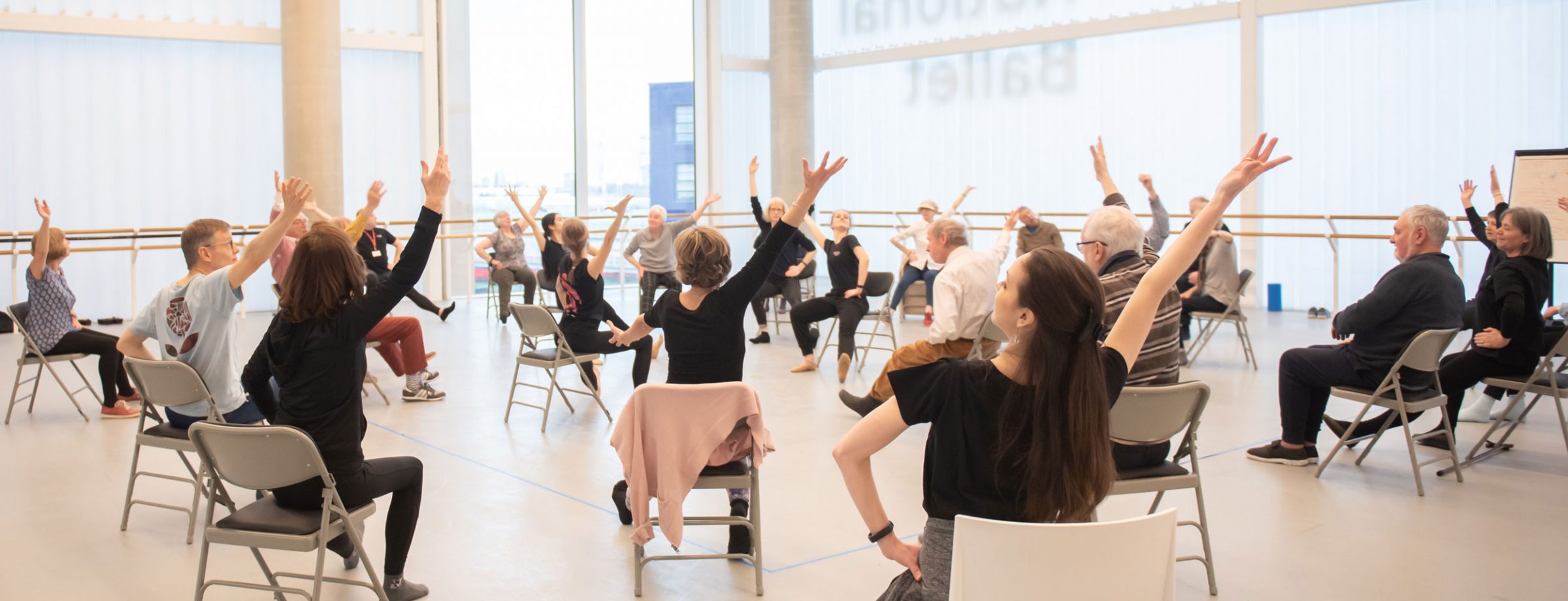 Dance for Parkinson's class at English National Ballet's home © Photography by ASH