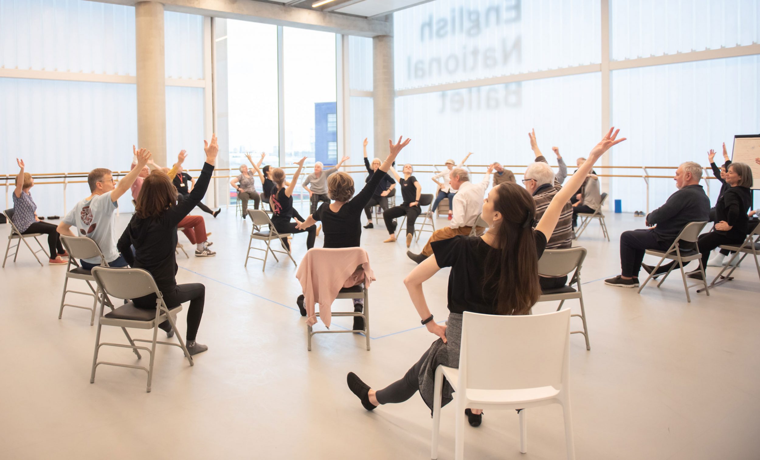 Dance for Parkinson's class at English National Ballet's home © Photography by ASH