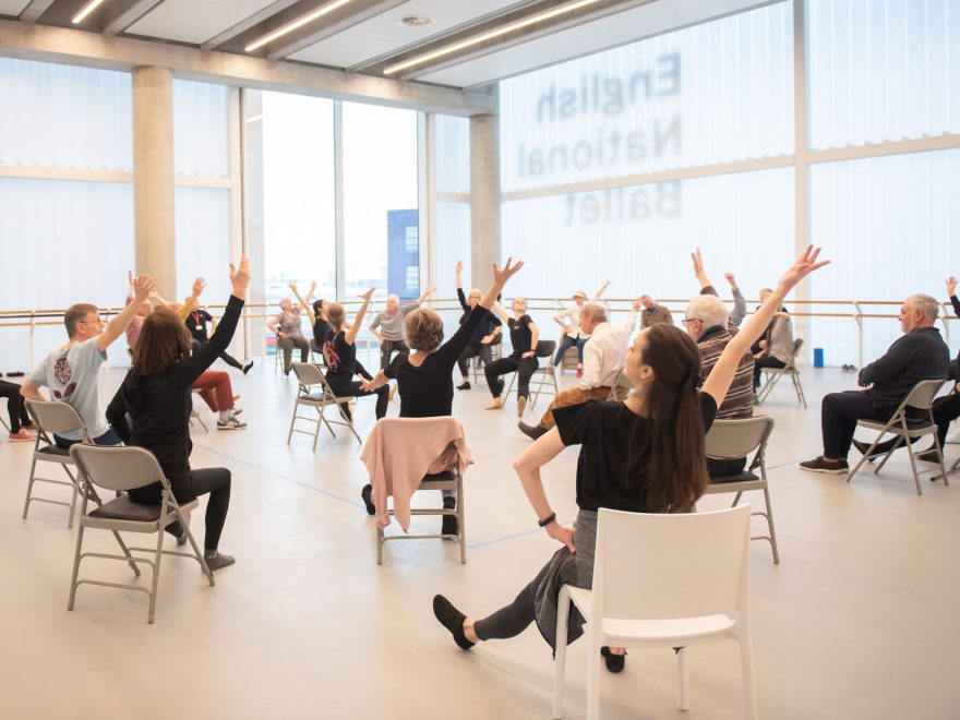 Dance for Parkinson's class at English National Ballet's home © Photography by ASH