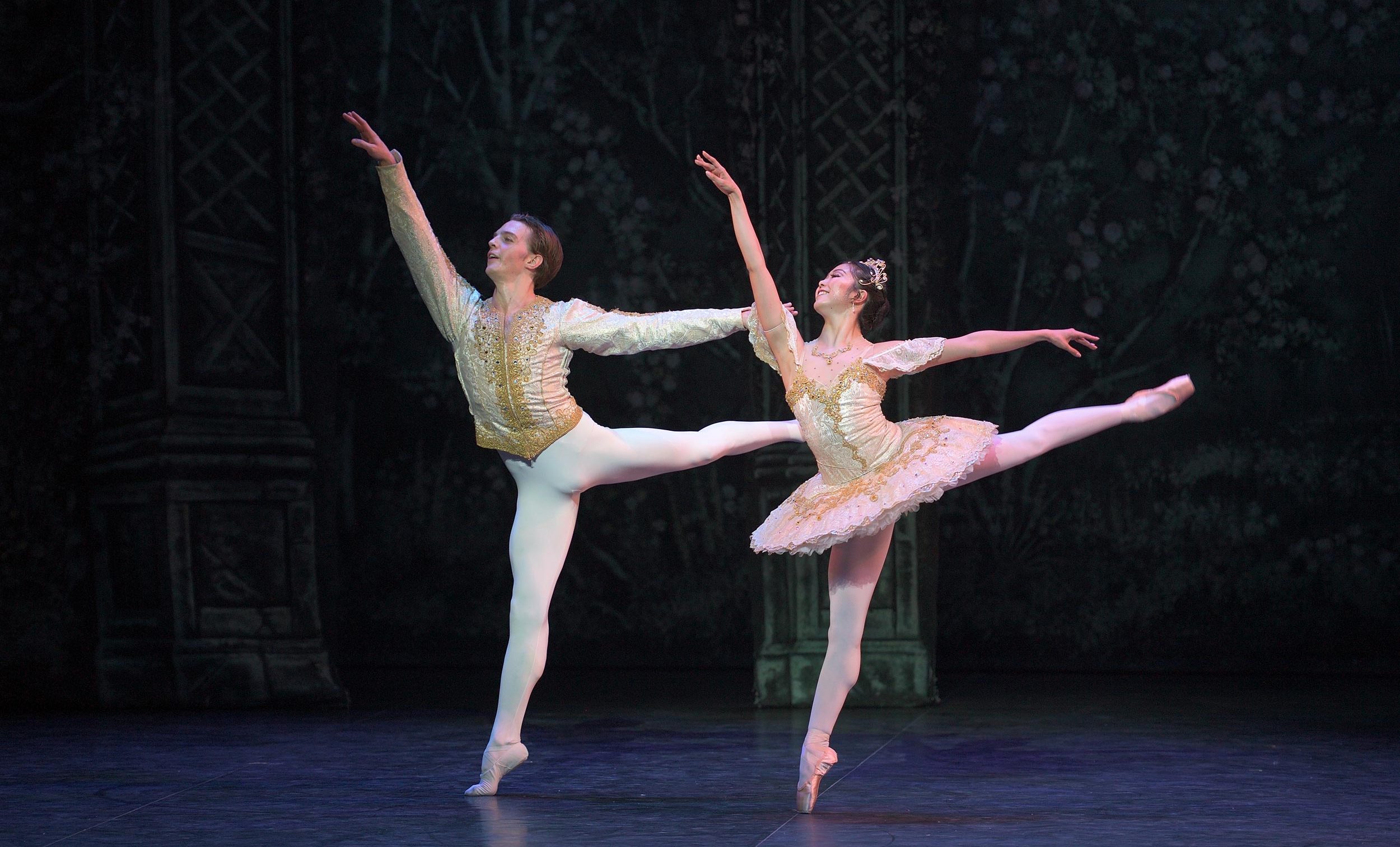 Joseph Caley and Shiori Kase in English National Ballet's Nutcracker