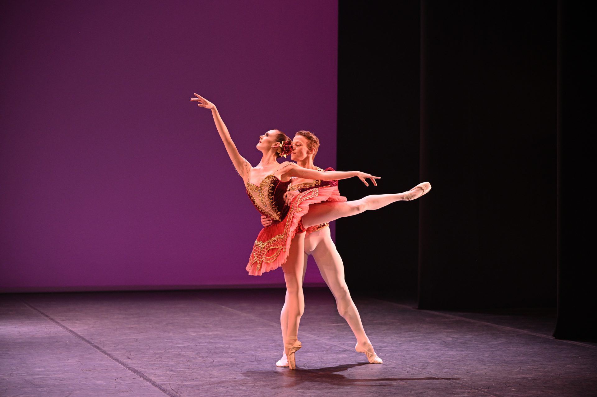 Angela Wood and Matthew Astley dancing Paquita in Emerging Dancer 2022 (c) Laurent Liotardo (2)