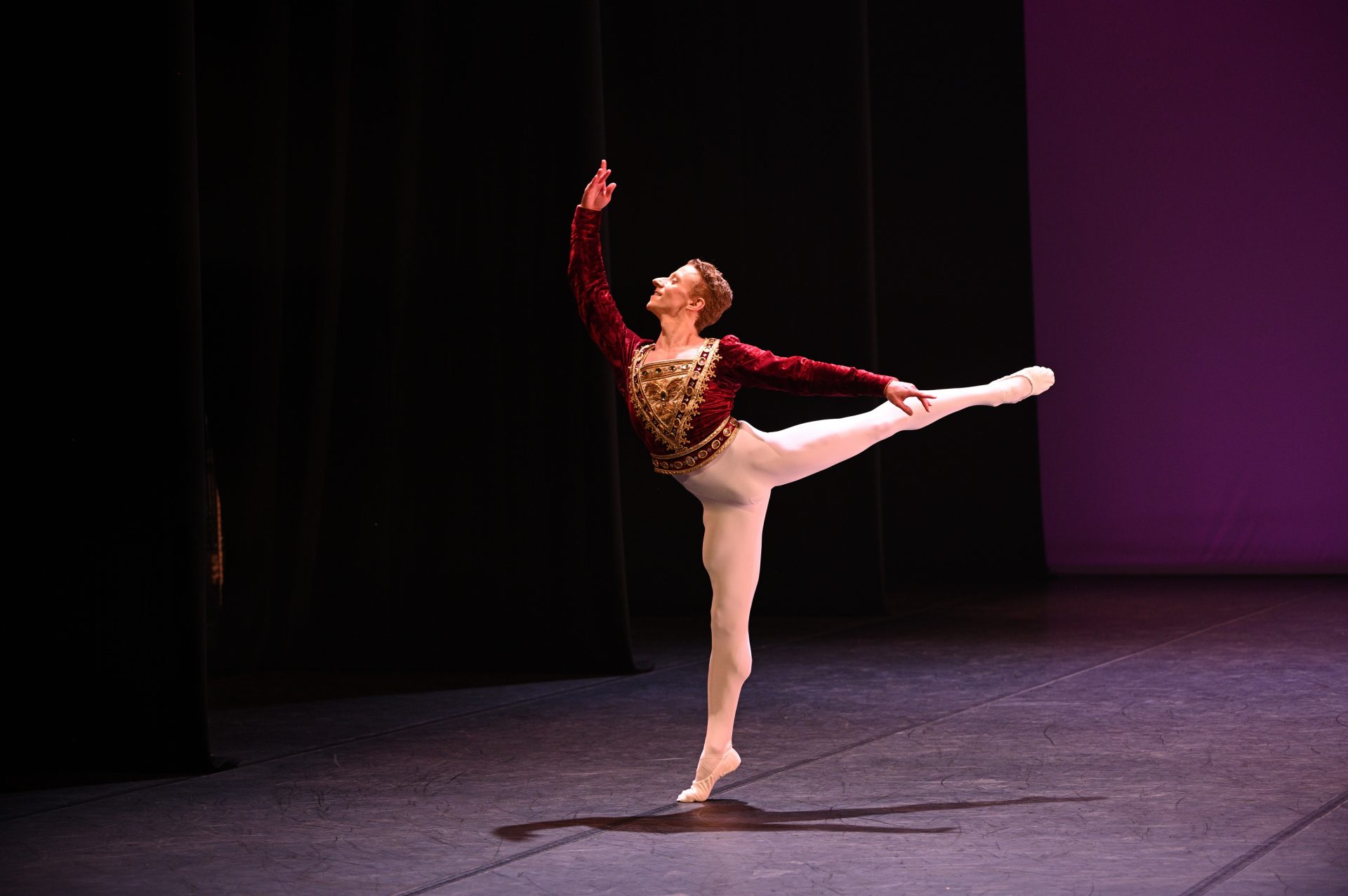 Matthew Astley dancing Paquita in Emerging Dancer 2022 (c) Laurent Liotardo