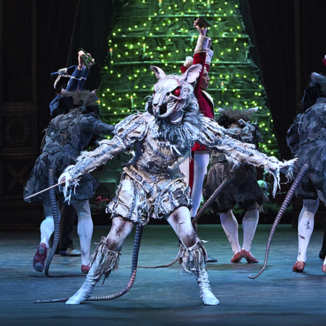Mouse King close-up - English National Ballet in Nutcracker at the London Coliseum © Laurent Liotardo (5)