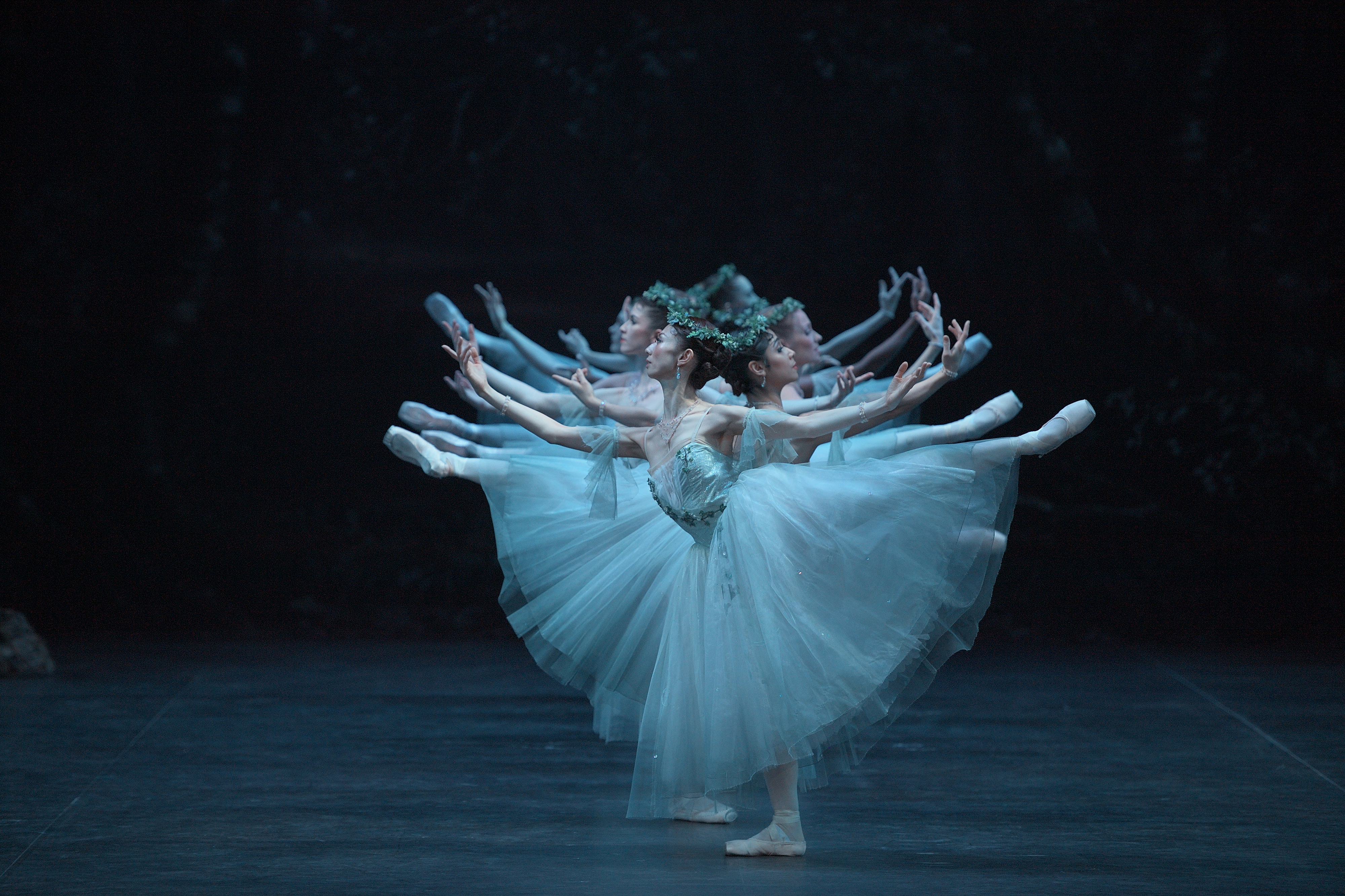 The Wilis corps de ballet in Giselle