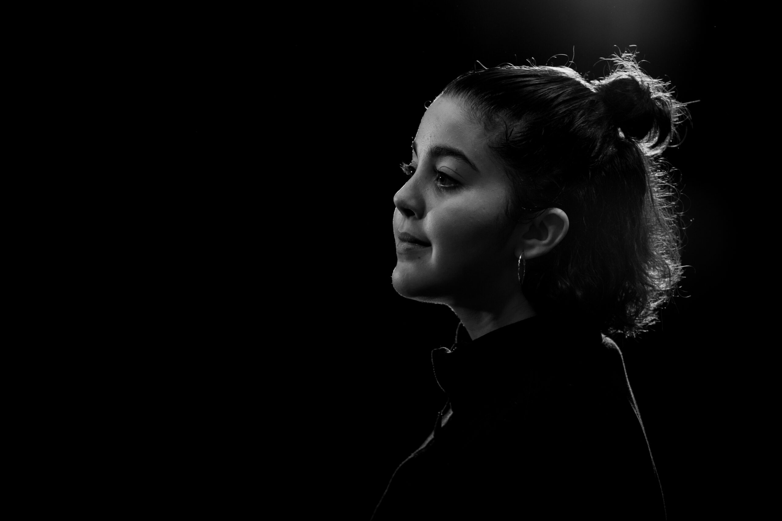 B& W headshot of Arielle Smith