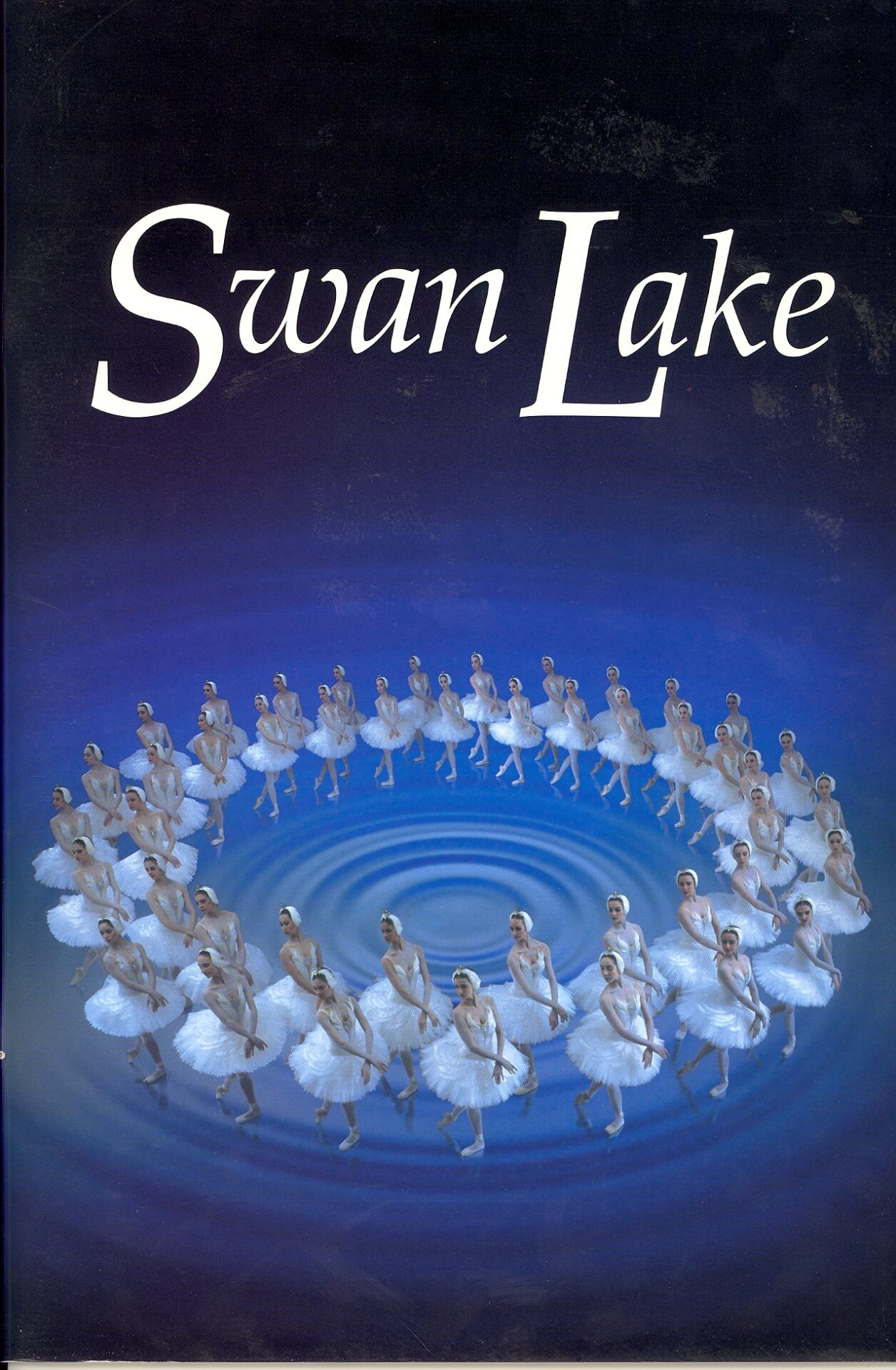 Cover of the programme for the 1997 run of Swan Lake in-the-round