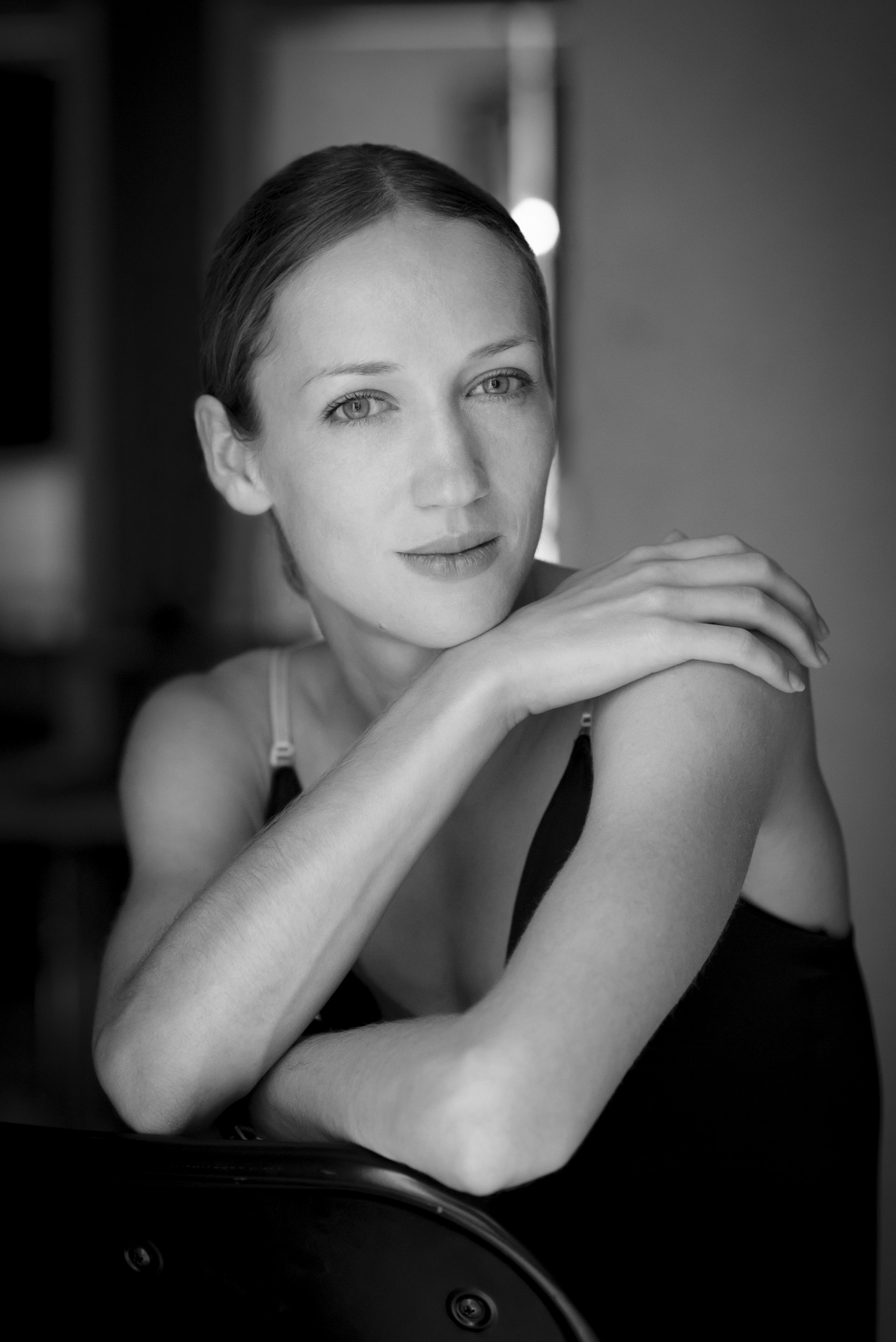 Headshot BW of Ksenia Ovsyanick